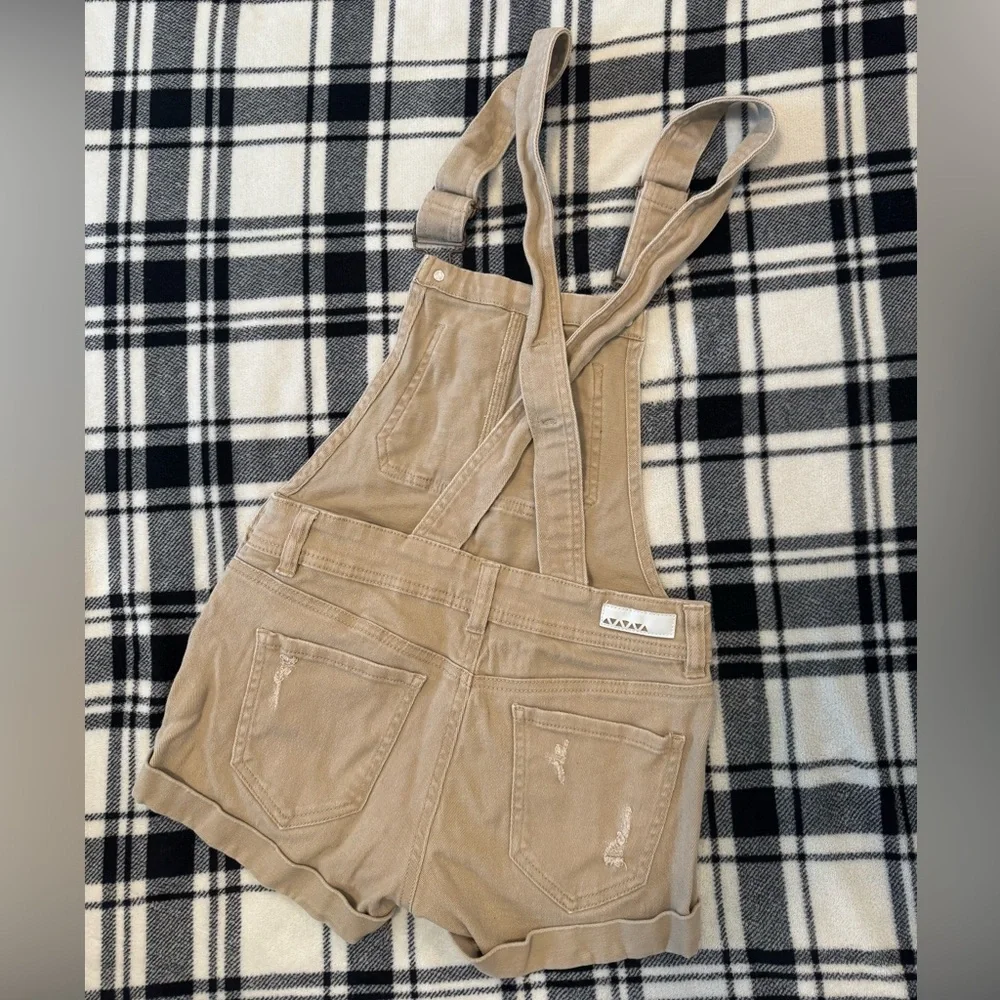 Women’s Tan Overalls - Picture 4 of 8
